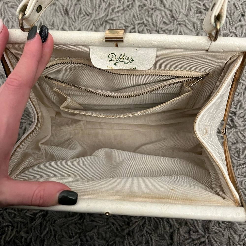 Vintage Dobbie Bags White Purse - Picture 10 of 16